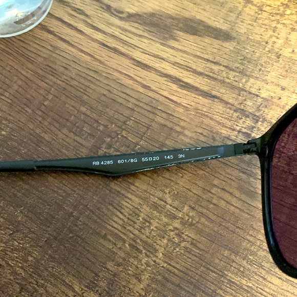 Ray-Ban RB4285 Sunglasses - Black with Custom Grey/Black lenses - Picture 3 of 5